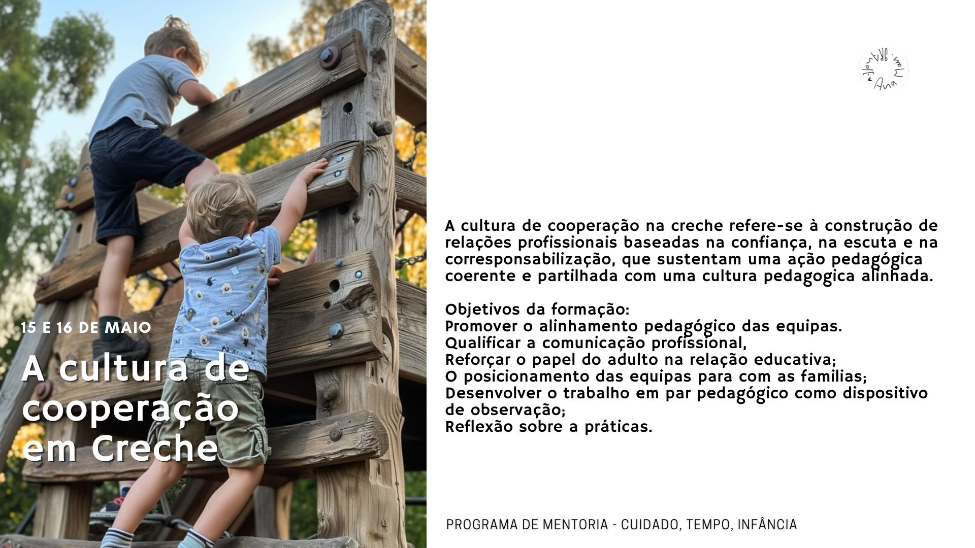 Cultura de Cooperação em Creche Lisboa Maio 2026